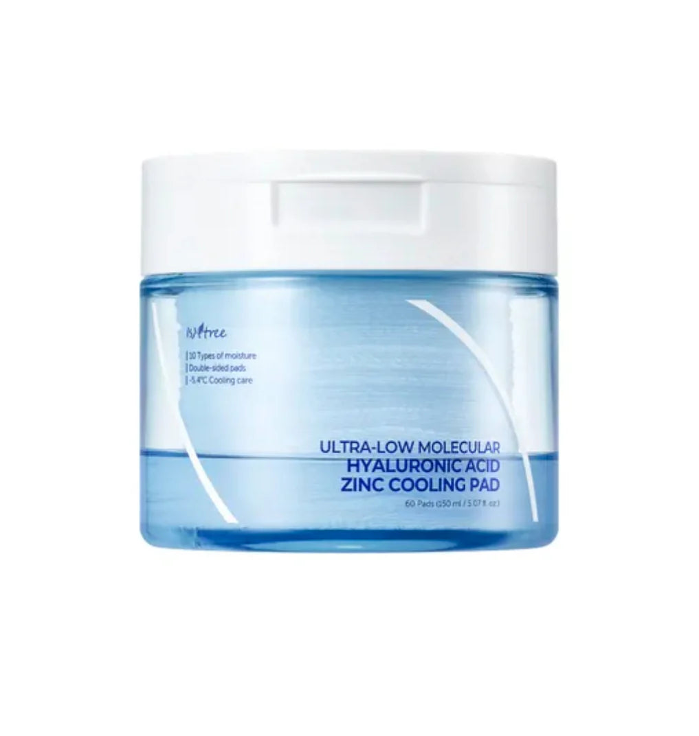 Isntree Ultra-Low Molecular Hyaluronic Acid Zinc Cooling Pad