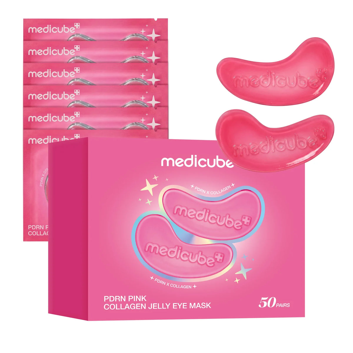 medicube PDRN Pink Collagen Jelly Eye Mask (6 pairs)