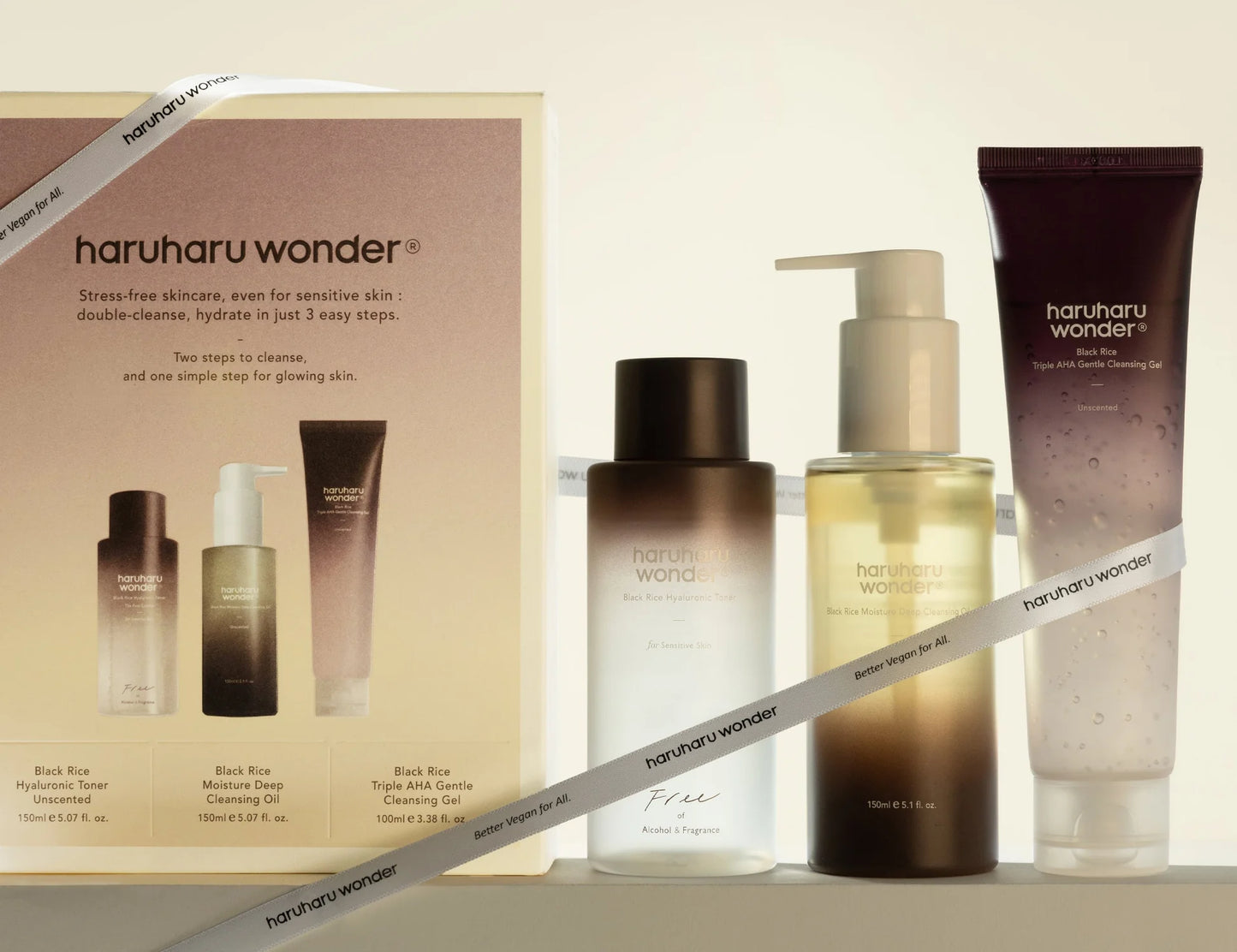 haruharu wonder Cleanse and Glow Set