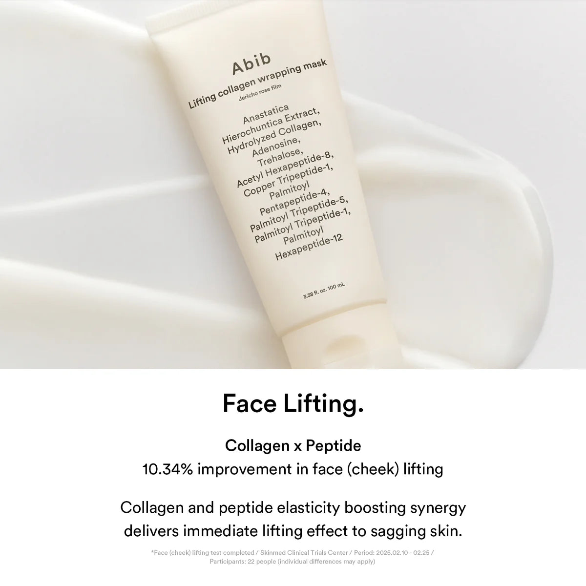 Abib Lifting collagen wrapping mask Jericho rose film