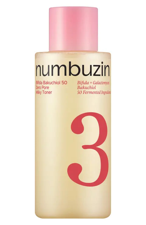 numbuzin No.3 Bifida Bakuchiol 50 Zero Pore Milky Toner