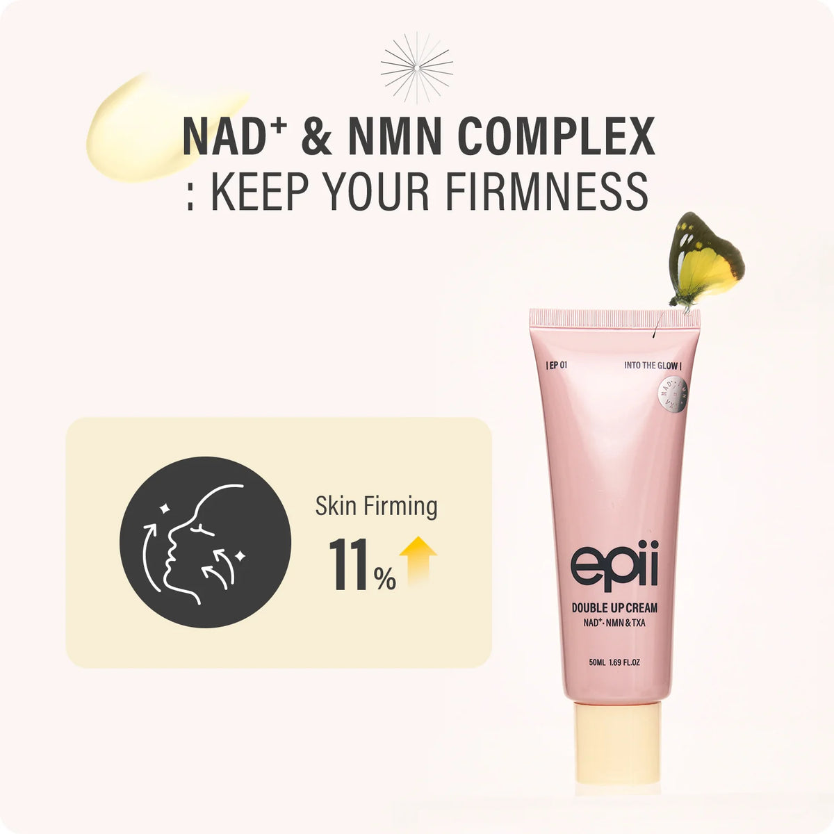 epii Double Up Cream NAD+ NMN & TXA