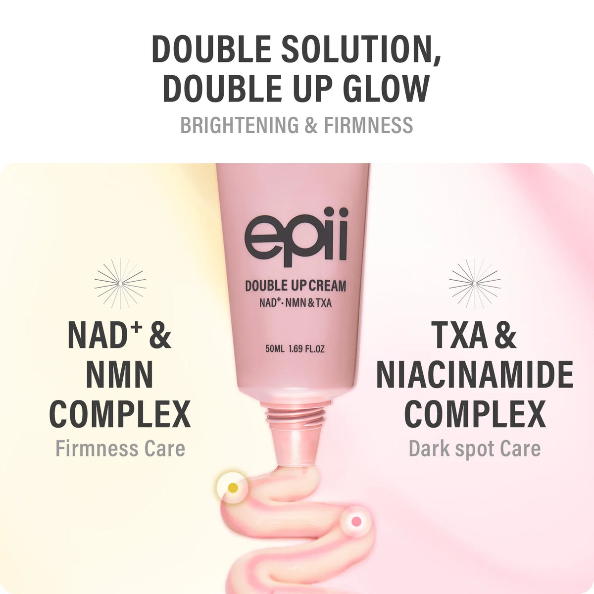 epii Double Up Cream NAD+ NMN & TXA