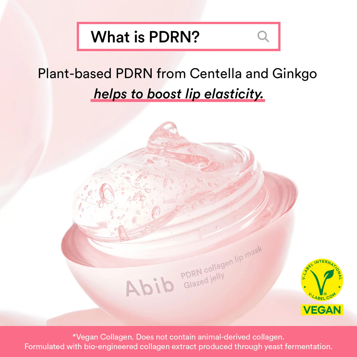 Abib PDRN Vegan Collagen lip mask Glazed jelly
