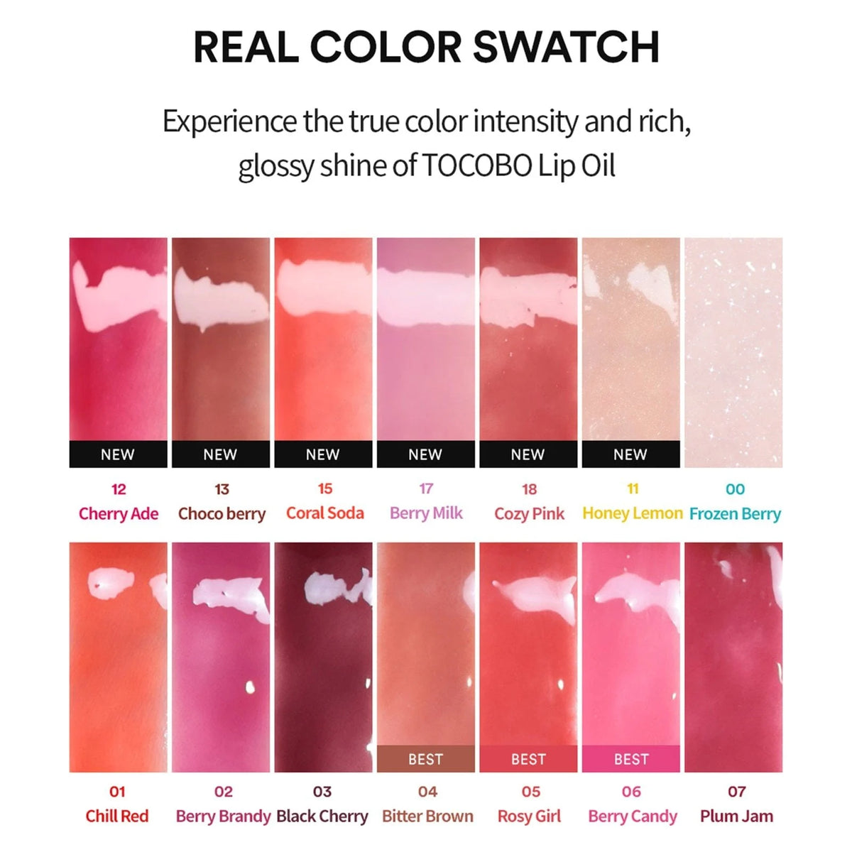 TOCOBO Juicy Berry Plumping Lip Oil