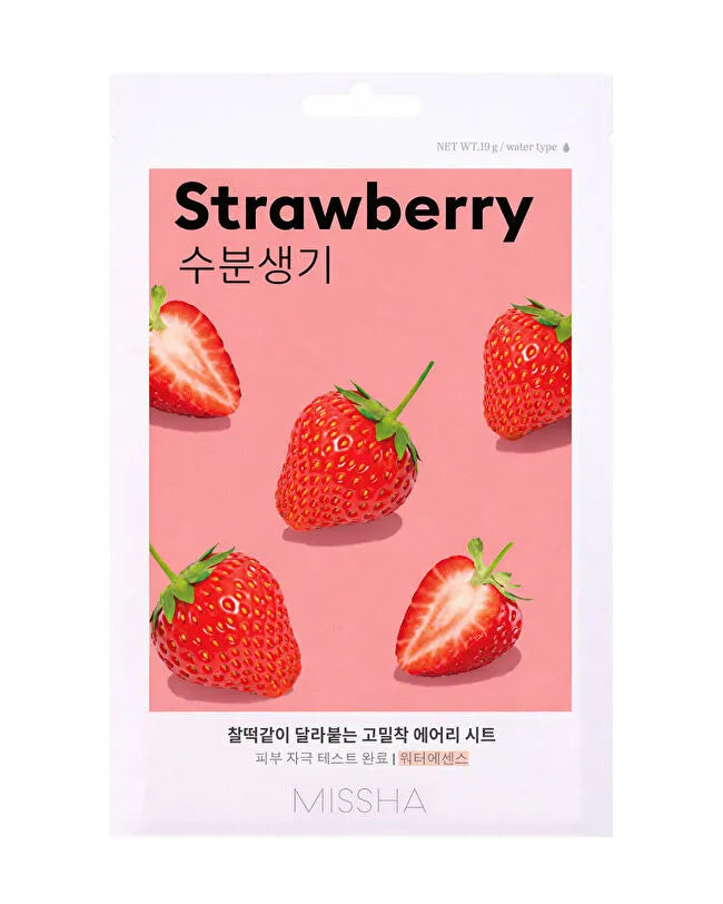 MISSHA AIRY Fit Sheet Mask (Strawberry)