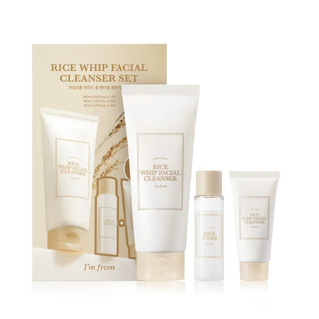 I’m from Rice Whip Facial Cleanser Set