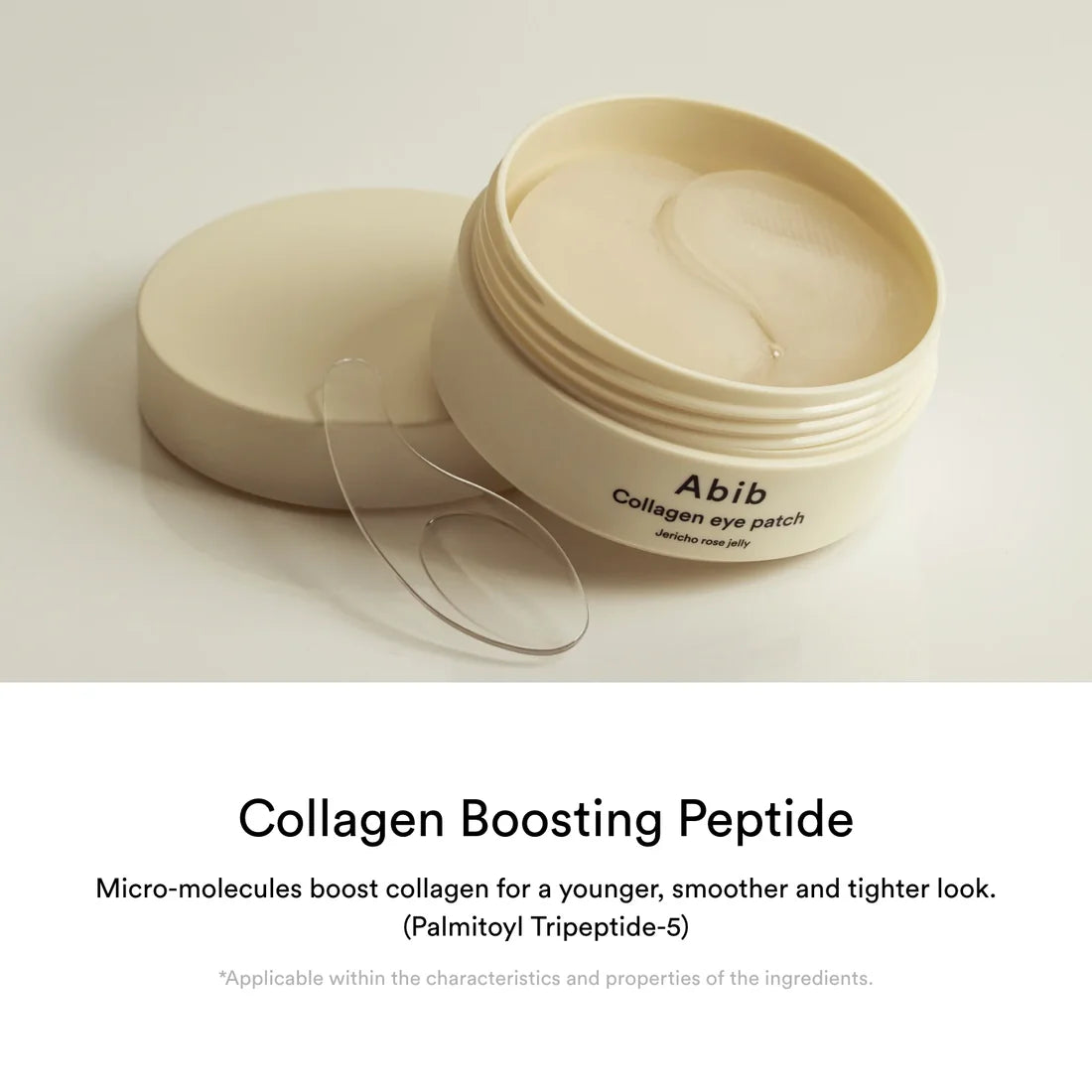 Abib Vegan Collagen eye patch Jericho rose jelly