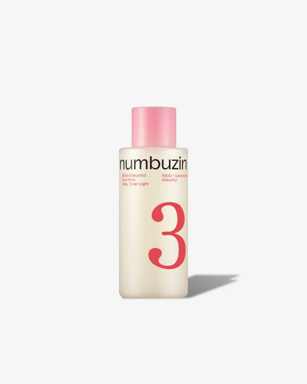 numbuzin No.3 Bifida Bakuchiol Zero Pore Milky Toner Light